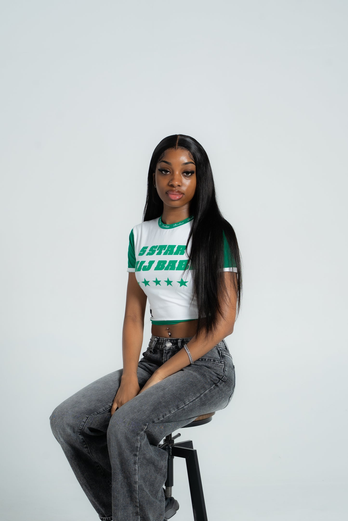 “+234” CROPPED TEE